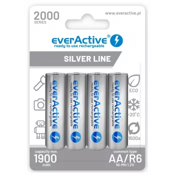 Everactive EVHRL6-2000 Haushaltsbatterie Wiederaufladbare Batterie AA Nickel-Metallhydrid (NiMH)
