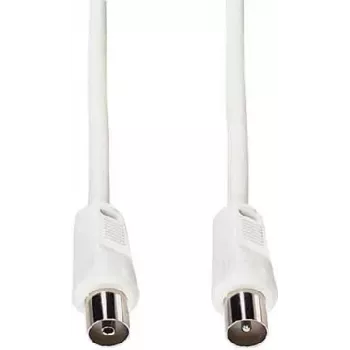 Koaxialkabel e+p HFT 3 3,5m Koax-Stecker Koax-Buchse Weiß