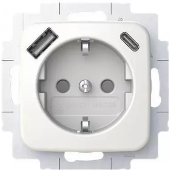 BUSCH JAEGER SCHUKO Steckdose USB-A+C 20 EUCB2USBAC-214 (2CKA002011A6296)