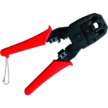 Kabel-Crimpzange ShiverPeaks BS73000-MU Schwarz Rot