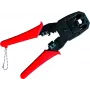 Kabel-Crimpzange ShiverPeaks BS73000-MU Schwarz Rot