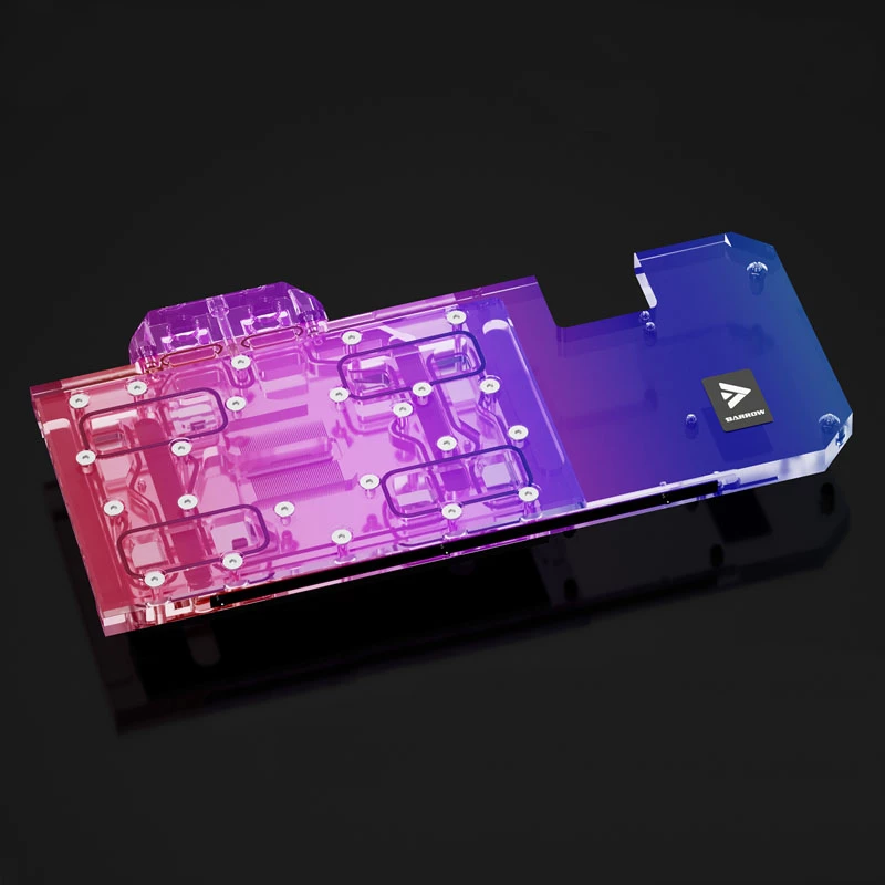 GPU-Wasserkühler Barrow LRC2.0 für ASUS STRIX 3070 — Vollabdeckung, Acryl