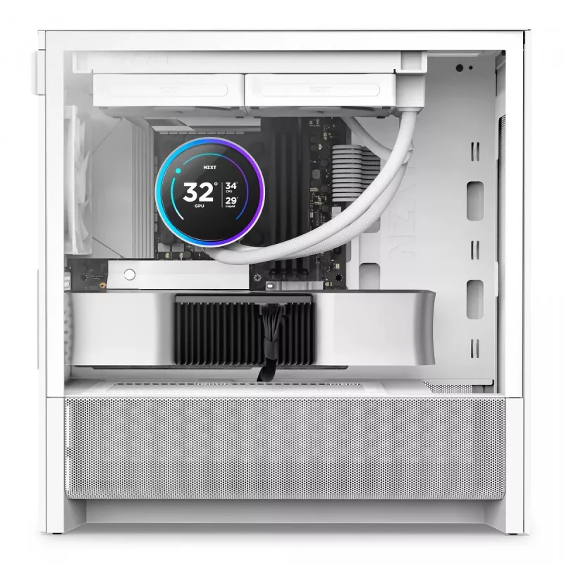 PC-Gehäuse NZXT H9 H3 Flow Midi Tower Weiß