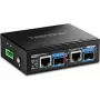 Netzwerk-Medienkonverter TRENDnet TI-BF22SFP 1GbE mit 2 RJ-45-Ports und 2 SFP-Slots