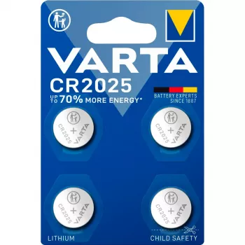 Einwegbatterie Varta 06025 101 404 CR2025 Lithium 20 mm