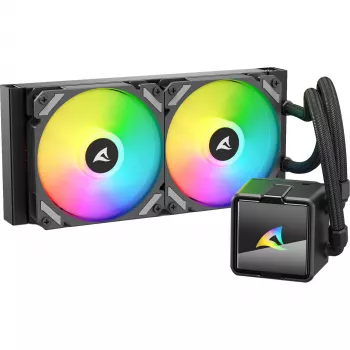 CPU-Wasserkühler Sharkoon S50 ARGB, schwarz
