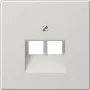 JUNG LS 969-2 UA LG - Grau - Thermoplast - konventionell - JUNG - UAE 2 x 8 UPO - UAE 8-8 UPO - UAE 8-8 UPOK6E - UAE 8-8 UPOK6 - MK-POF-2UAE - RJ-45