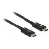 USB-Kabel DeLOCK 84847 USB 3.2 Gen 2 2 m USB-C Schwarz