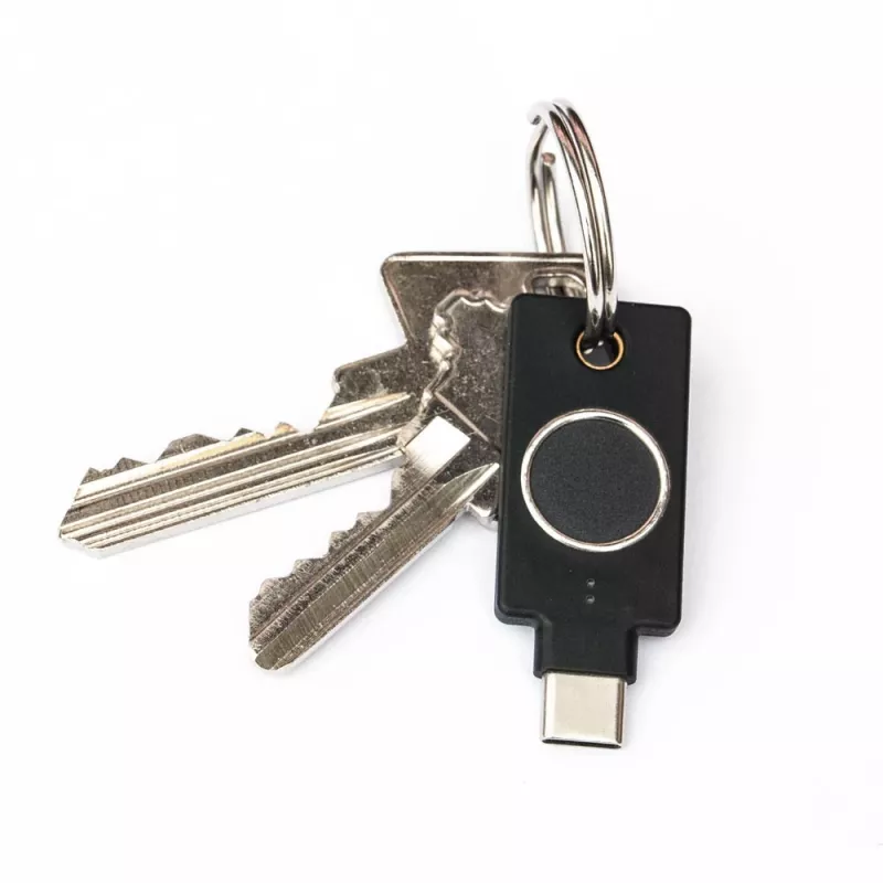 YubiKey C Bio FIDO Edition Yubico Schwarz Passwortlose Authentifizierung