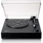 Plattenspieler Lenco LS-15BK schwarz riemengetriebener Plattenspieler LS15, eingebauter Phono-Vorverstärker, USB-Ausgang