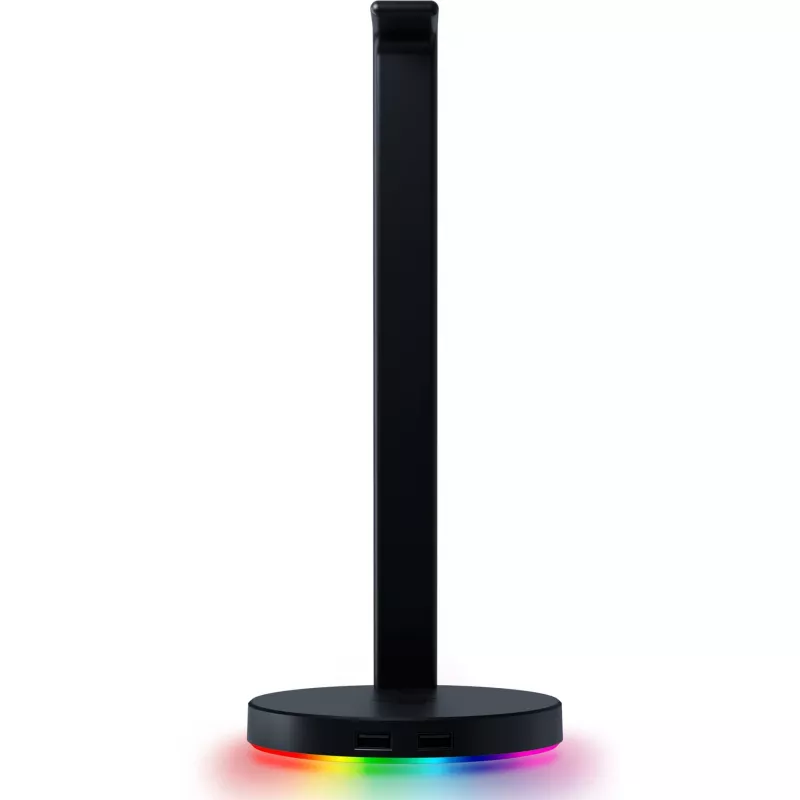 Razer Base Station V2 Chroma, Schwarz, 2 x USB 3.1-Anschlüsse, 1 x 3,5-mm-Combo-Anschluss mit integriertem DAC, 7.1-Surround-Sound, Razer Chroma™ RGB, Aluminiumkonstruktion, rutschfeste Basis