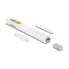 DeLOCK USB-Laser-Presenter, weiß, kabellos, USB-RF-Nano-Empfänger