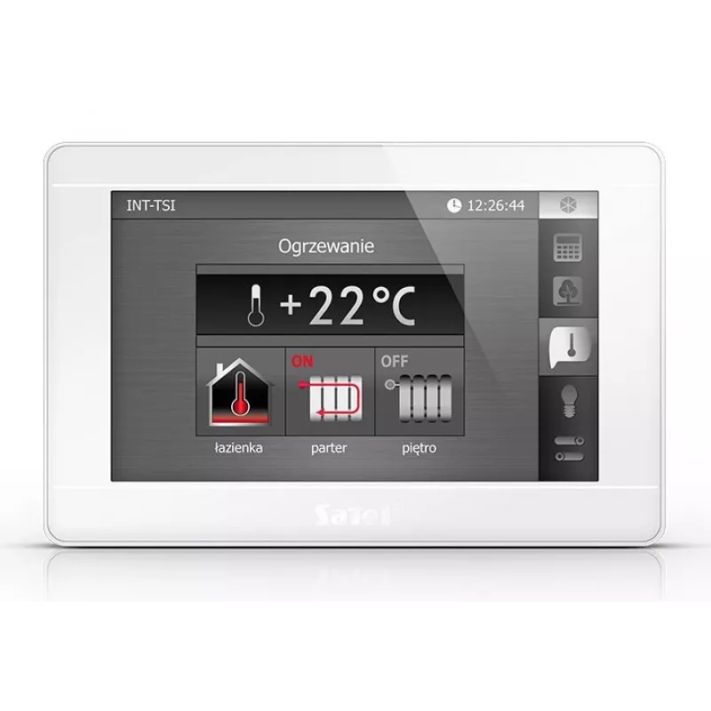 SATEL KEYPAD INT-TSI-W GRAPHIC 7 ZOLL (WEISS)