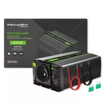 Qoltec Monolith Spannungswandler Auto 600 W 12 V