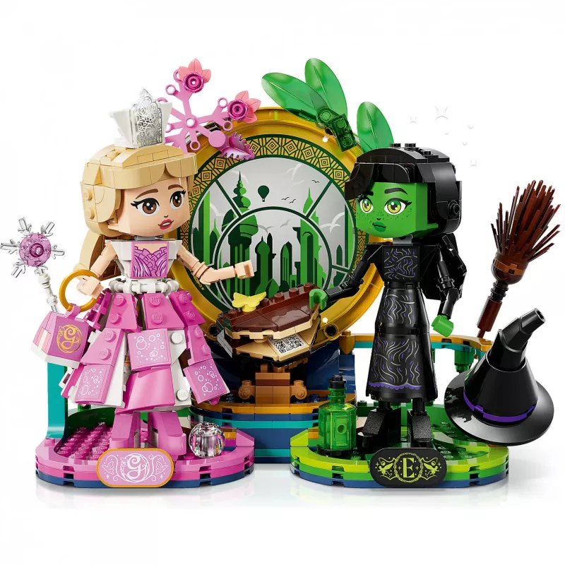 LEGO Wicked Figuren Elphaba und Glinda 75682 – Sammler-Minifiguren-Set