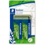 Radierer Staedtler 526 80BK2 grün, 2er-Pack, latex- und phthalatfrei