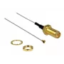 Koaxialkabel DeLOCK 88815 0,2 m MHF IV (I-PEX) RP-SMA Grau