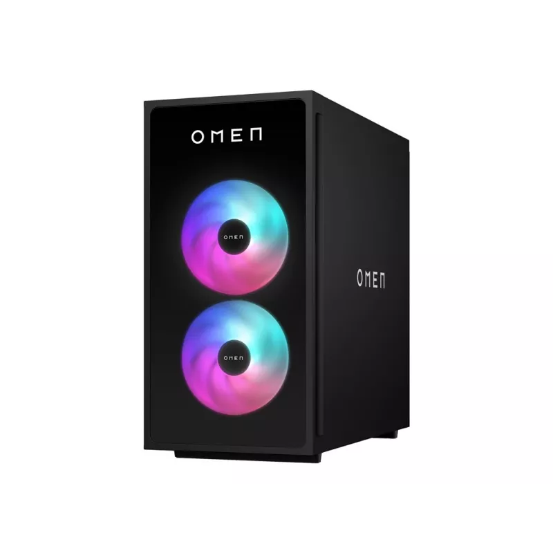 HP OMEN 35L Gaming Desktop GT16-0008ny AMD Ryzen 7 8700G 16GB 1TB RTX 4070 Super 12GB Schwarz & Schwarzer Glaseinsatz W11H