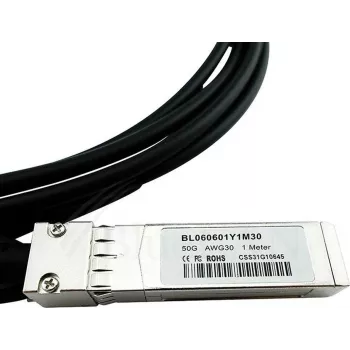 SFP56 Kabel CBO BL060601Y1M30-BL 1 m Stecker-auf-Stecker 50 Gbit/s