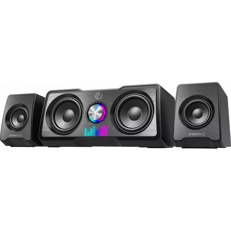Multimedia-Lautsprecher 2.1 ROCK, RBLGLO00048, 60W