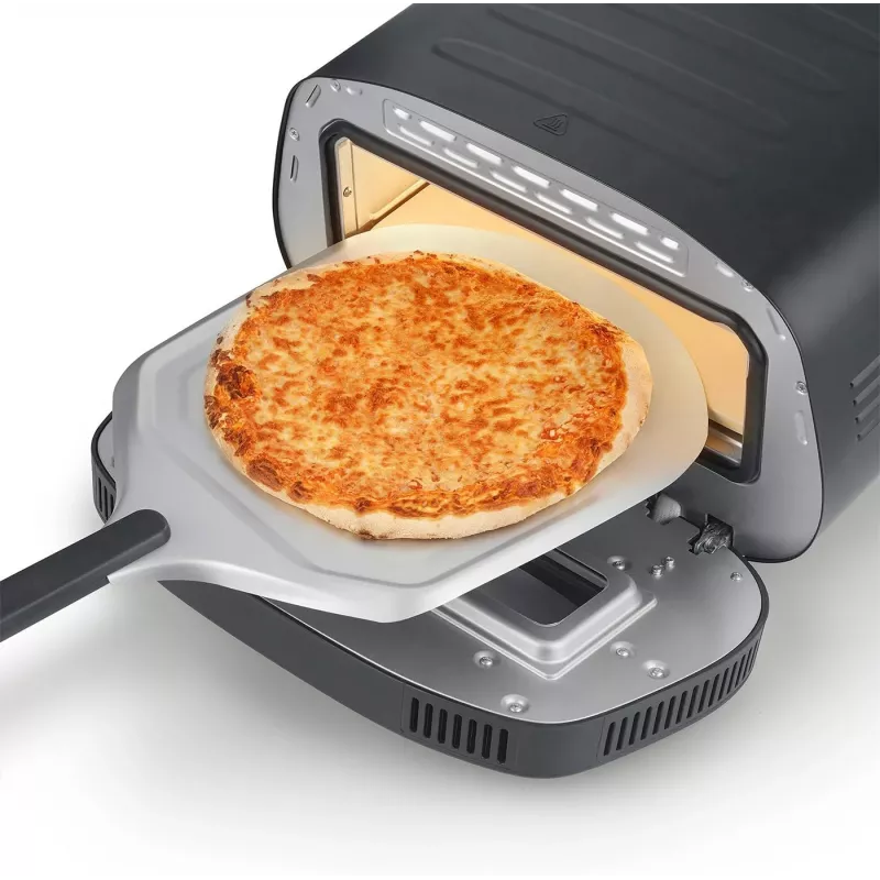 Caso Pizzaofen | PizzaChef 430° | 2200 W | Schwarz/Silber