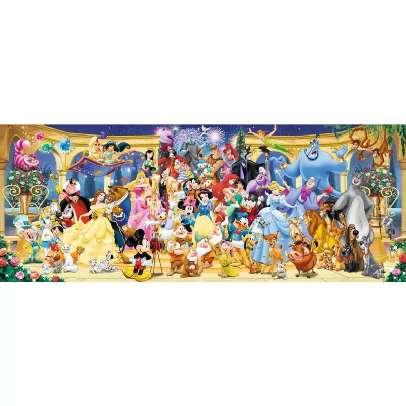 Puzzle Panorama - Disney Gruppenfoto (1000 Teile)
