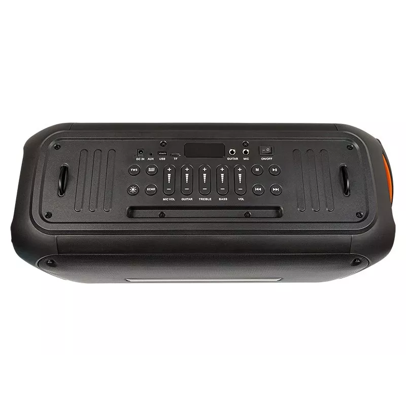 Tragbarer Mono-Bluetooth-Lautsprecher BLOW 30-392# – 6.000 mAh Akku, 6,5 W RMS, Bluetooth 5.0, MicroSD, AUX, Micro-USB, 2 Lautsprecher, schwarz