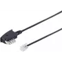 Telefonkabel ShiverPeaks 70143 mit TAE-N-Stecker für Festnetzanschlüsse