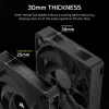 Lüfter Corsair iCUE LINK RX120 MAX 12 cm Schwarz, 3 Stück, 400–2000 U/min