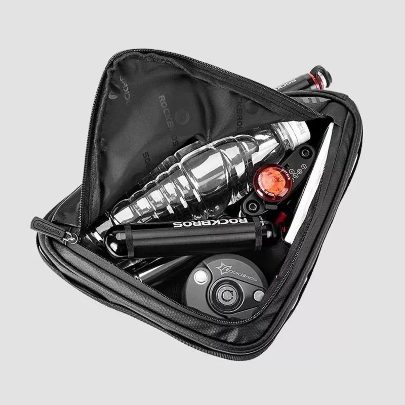 Rockbros B39-2 wasserdichte Fahrradrahmentasche, schwarz