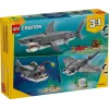 LEGO CREATOR 3 IN 1 31381 Furchterregender Hai mit einer Schatztruhe