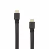 Sbox HDMI-HDMI 1.4 Flachkabel M/M 1,5m HDMI-FLAT-15B Schwarz