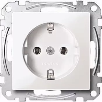 MERTEN SCHUKO-Steckdose 16A MEG2301-0460 Thermoplast edelmatt 250V Aluminium MEG2 MEG2301-0460 (MEG2301-0460)