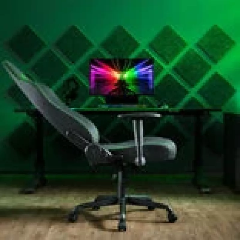 Gaming-Stuhl Razer Iskur V2 X Fabric schwarz – ergonomisches Design, Lendenwirbelstütze, Stoffbezug