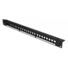 Patchpanel Extralink 24-Port U/UTP (UTP) modular, 1U, schwarz, 482,6 mm Breite
