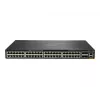 HPE - Aruba 6300M - Switch - L3 - managed - 48 x 10/100/1000 (1 PoE+) + 4 x 1 Gigabit / 10 Gigabit / 25 Gigabit / 50 Gigabit SFP56 (Uplink / Stacking) Front und Seite zu Hinterseite