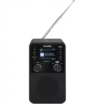 Digitalradio TECHNISAT DigitRadio 317 — schwarz, FM- und DAB+-Empfang