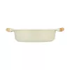 Flacher Topf D28cm 4,1L/beige