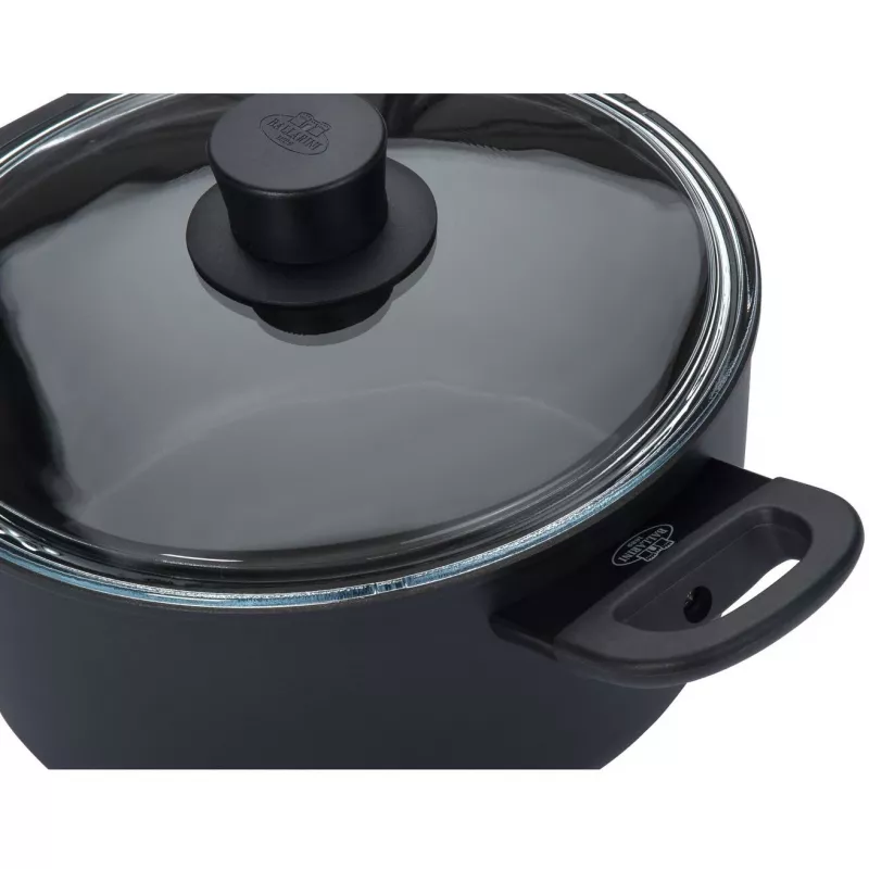 Kochtopf BALLARINI 75002-920-0 Rund Schwarz Aluminium 20 cm