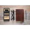 Smartphone-Hülle man and wood für Samsung Galaxy Note 8 — weißes Ebenholz schwarz Finish