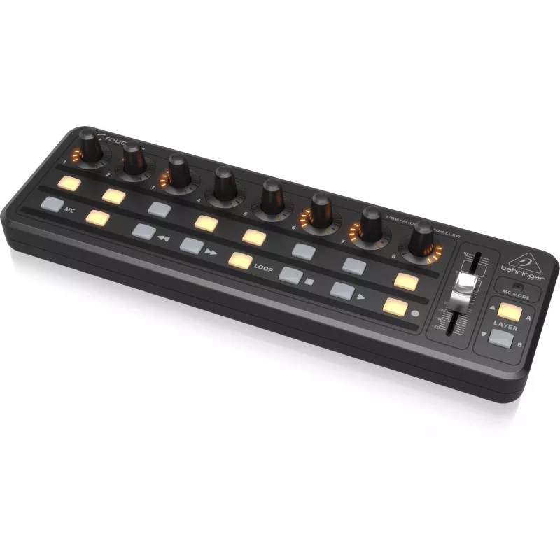 MIDI Tastatur USB Behringer X-TOUCH MINI Steuerungstyp Tasten Drehregler Schieberegler