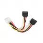 SATA-Kabel Gembird CC-SATA-PSY-0.3M Mehrfarbig