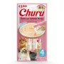 INABA Churu Thunfisch mit Lachs - Katzensnacks - 4x14 g