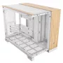 Computergehäuse Corsair CC-9011288-WW Midi Tower Bambus, Weiß