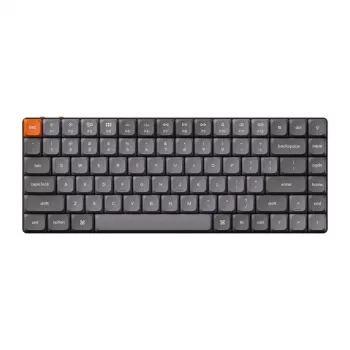 Tastatur Keychron K3 Pro Universal USB + Bluetooth QWERTY Schwarz Grau Rot
