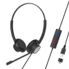 Tellur Voice 320 Kabelgebundenes Headset Binaural Schwarz