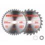CMT Kreissägeblätter-Set 250 x 30 mm, 24/40 Zähne, HM, zwei Blätter