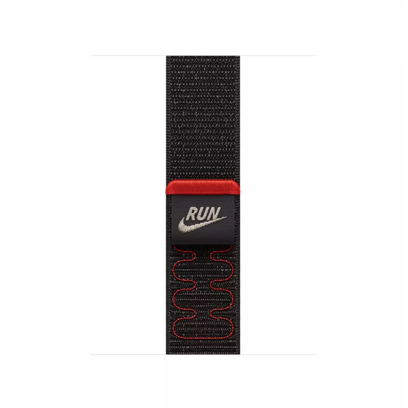 Apple Nike Sport Loop Armband Schwarz Nylon, recyceltes Polyester, Spandex