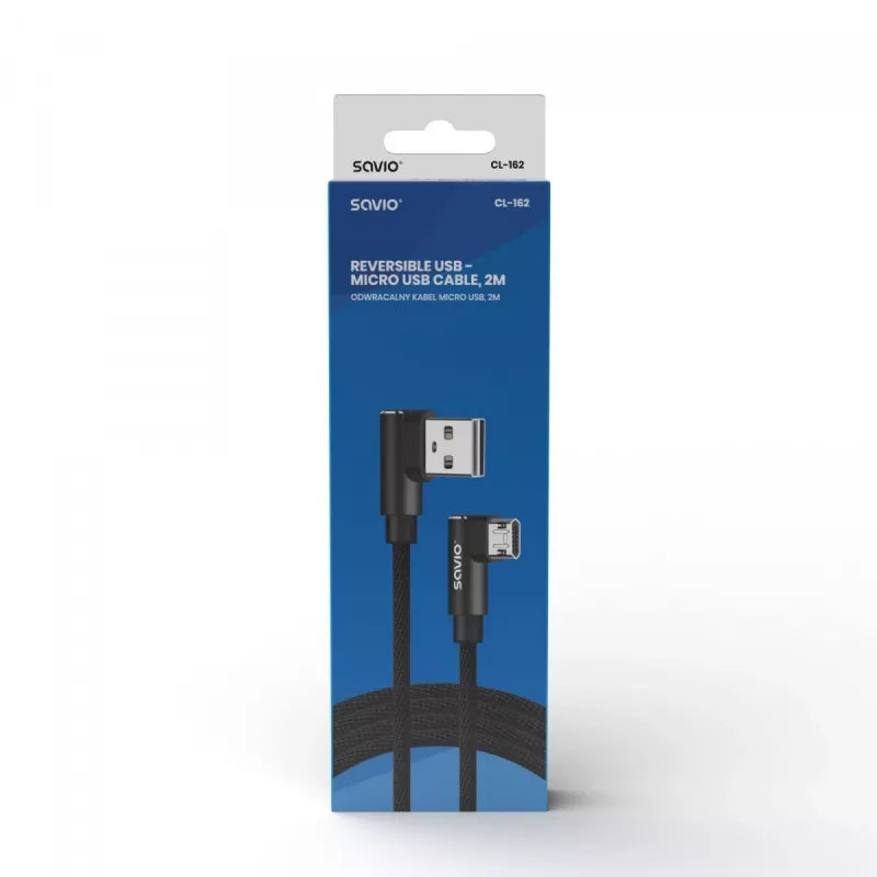 Savio SAVIO CL-162 Mobiltelefonkabel Schwarz