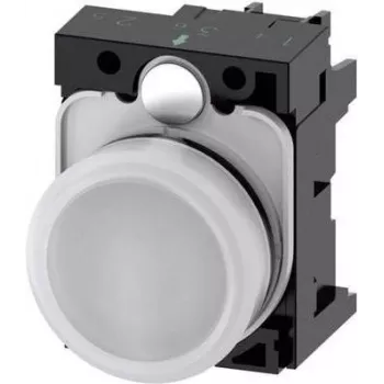 Siemens Meldeleuchte flach Weiß 230 V/AC SIRIUS ACT 3SU1106-6AA60-1AA0 1 Stk. (3SU1106-6AA60-1AA0)